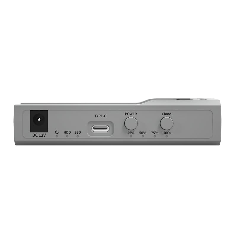 MAIWO M.2 SATA to 2.5'' 3.5''SATA Enclosure with Offline Clone, M.2 B+M Key to 3.5inch HDD Cloner, USB-C Type-C Max 5Gbps Standalone Clone Duplicator MAIWO-K10635S
