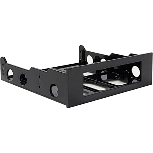 StarTech.com 3.5" to 5.25" Front Bay Adapter - Mount 3.5" HDD in 5.25" Bay - Hard Drive Mounting Bracket w/ Mounting Screws (BRACKETFDBK) 1x3.5" Bay 1x3.5" Drive (Front Bay Adapter)