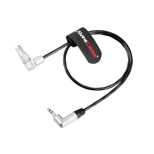 Alvin's Cables Tentacle Sync Adapter Cable Tentacle Timecode Generator 3.5mm to ARRI Alexa Sound Devices 5 Pin Connector 12 o'clock Up Direction 45cm rotatable 5 pin TC direction: 3.5mm→5 Pin