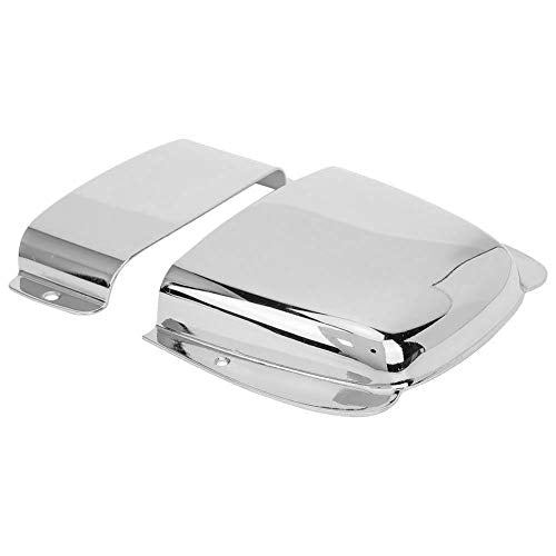 Bass Guitar Bridge Cover with Screws Zinc Alloy Protector Bridge Plate Cover for Electric Bass Guitar (Silver) Silver