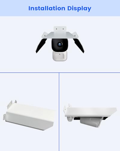 Universal Metal Security Camera Sun Rain Cover Shield 2 Pack