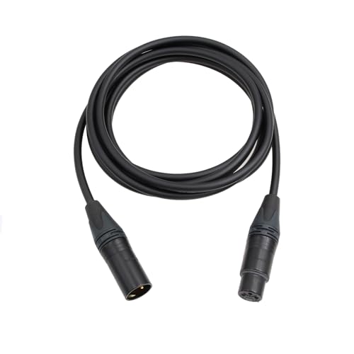 24V XLR 3 Pin Male Female Power Supply Extension Cable for Block Battery to ARRI RED Canon Sony Camera 2m XLR 3-pin male to XLR 3-pin female