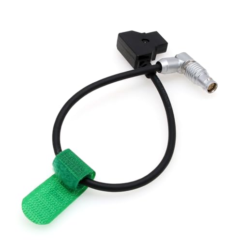 Power Cable for RED Komodo-X Epic Scarlet Dragon DSMC2 V-Raptor Camera, D-tap to Female 90°Rotatable Adjustable Right Angle 6 Pin 30cm Rotatable Adjustable 90° 12"/30cm