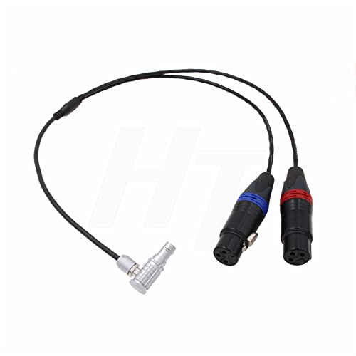 Audio Cable for ARRI Alexa 35 Mini LF Camera Sound Devices 633 6 Pin to 2-Channel XLR 3-pin Female 60cm two-channel XLR