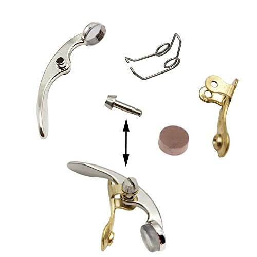 Trumpet Valve Repair Kit with Piston Guides Spring Felt Washer Water Key Spit Valve Cork Pads Instruments Accessories 28Pcs
