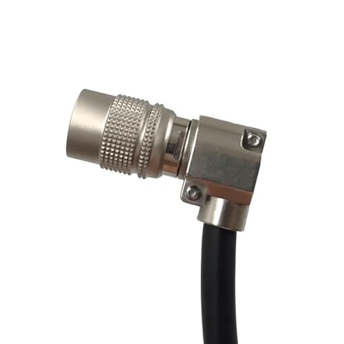 D-Tap to Hirose 4-Pin Male Coiled Power Cable Compatible with Sound Devices 688, 644, 633, Zoom F8/F4, MixPre-10 II, SmallHD AC7, DP7 Monitors, V-Mount & Gold Battery Mount Power Adapter, 31”