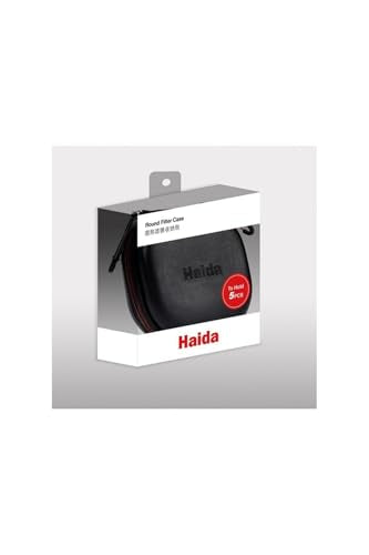 Haida 5 Filter Hard Tortoise Storage/Travel Zipper Case w Carabiner Holds up to 82mm Filters HD4480