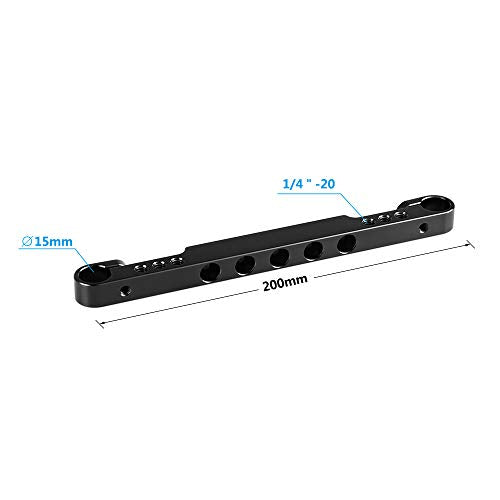 CAMVATE 200mm Camera Bar with 15mm Rod for DIY Camera/Monitor Cage Rig