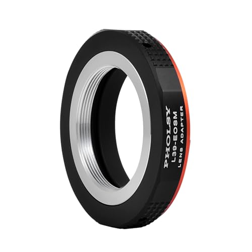 PHOLSY Lens Mount Adapter Compatible with M39 LTM Lens to Canon EF-M Camera Leica 39mm to EOS M