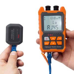 [AUSTRALIA] - Mini Optical Fiber Power Meter FC/SC/ST Universal Interface Fiber Tester Integrated OPM, VFL, and RJ45 Functions Li-ion Battery USB Charge (OPM&VFL-2Mw-Li) OPM&VFL-2Mw-Li 