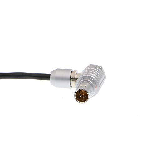 Alvin's Cables Red Komodo Timecode Cable BNC Male to EXT 9 Pin Male Right Angle Time Code Cable for Sound Devices ZAXCOM Right angle 9 Pin