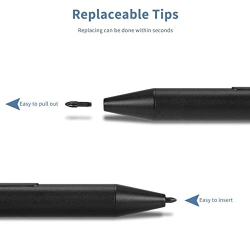 BoxWave Stylus Pen for ASUS VivoBook Flip 14 (Stylus Pen by BoxWave) - ActiveStudio Active Stylus 2020, Electronic Stylus with Ultra Fine Tip for ASUS VivoBook Flip 14 - Jet Black