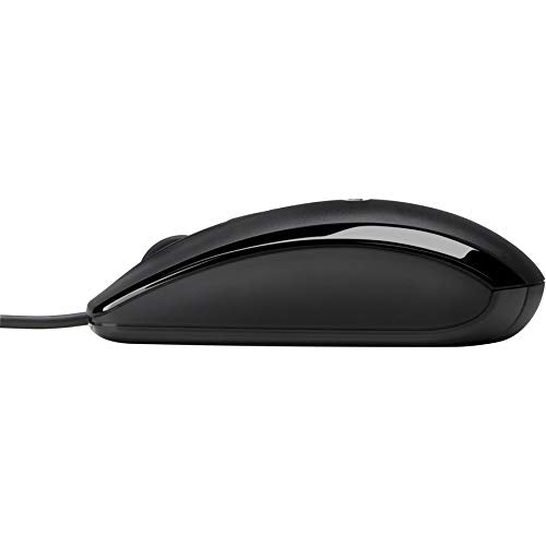 HP X500 Wired Mouse - Wired USB Mouse for Windows PC Desktop, Laptop, Notebook, Mac, computerand Chromebook, for Righty or Lefty Use (E5E76AA#ABA)