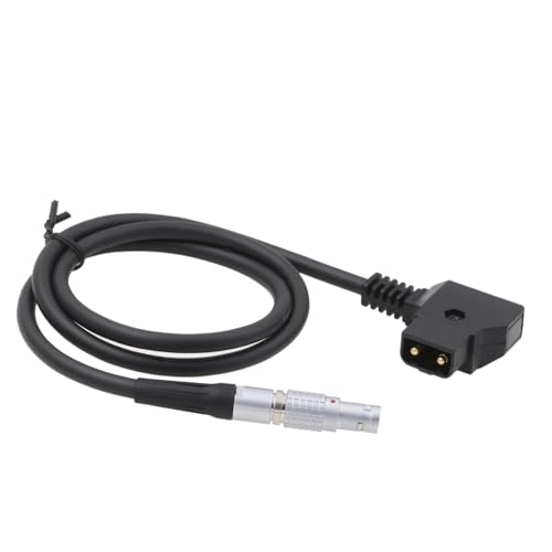 D-tap 6 pin Lemo-Type Power Cable for DJI RS4 Pro, RS2, RS3 Pro Universal Base Mount, Focus Motor 13-17V 1m D-tap to S 6pin 1 meter