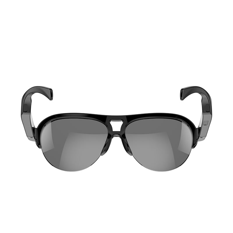 F08 Smart Glasses,Wireless Bluetooth Smart Sunglasses,IP4 Waterproof,Open Ear sound Speakers, Blue light Filter & Polarized Sunglasses Lenses,Connect Mobile Phones and Tablets