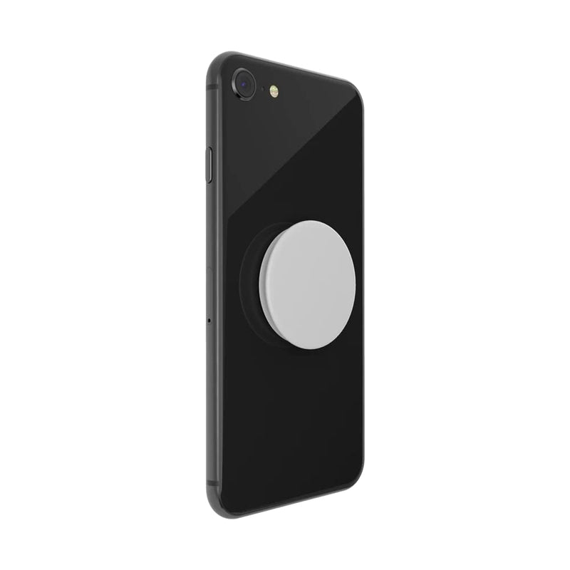 PopSockets: Phone Grip with Expanding Kickstand, Pop Socket for Phone - White Adhesive