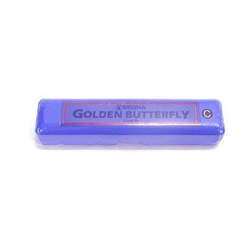 [AUSTRALIA] - Mihwa Harmonica Golden Butterfly Tremolo 24 Holes Key of C 