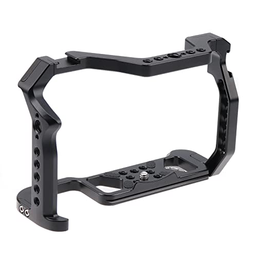 CNC Aluminum DSLR Camera Cage Extension Frame Cold Shoe for Canon R5 R6 R5C DSLR Camera