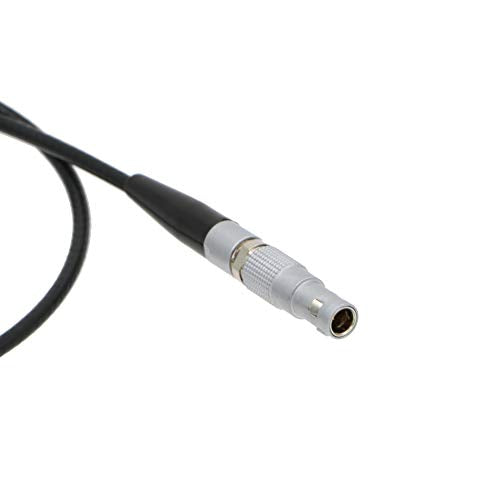 Alvin's Cables BNC Right Angle to 4 Pin Timecode Input Adapter Cable for Red Epic Scarlet 50cm Right angle BNC Black