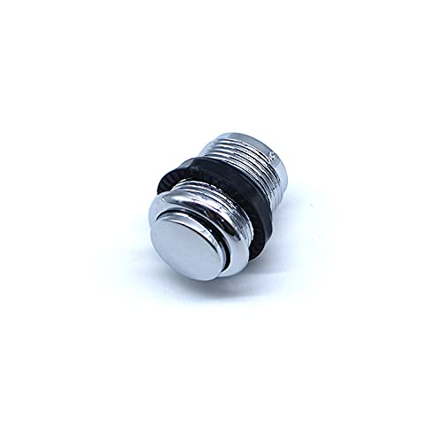 Arcity 5 Pcs 24mm Arcade Push Buttons Round Chrome Plated Silver Jamma MAME Video Game Parts Console Machine DIY New, HY-SHANL116