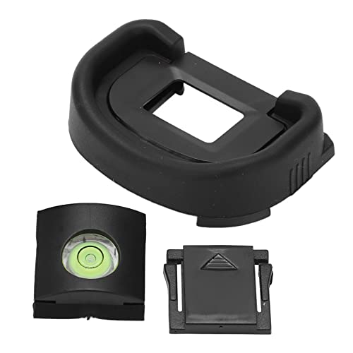 Zyyini Camera Eyecup for, EC-II Camera Eyecup Eyepiece Viewfinder Protector Replacement, with Camera Hot Shoe Level and Cover,for -1V/1Ds Mark II/1D Mark II N/1D Mark II/1DS/1D