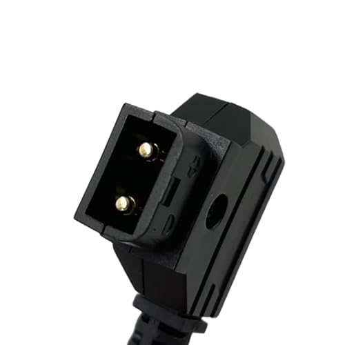 D-Tap to Hirose 4-Pin Male Coiled Power Cable Compatible with Sound Devices 688, 644, 633, Zoom F8/F4, MixPre-10 II, SmallHD AC7, DP7 Monitors, V-Mount & Gold Mount Battery Power Adapter, 31”