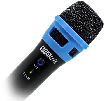 New Premium Wireless Karaoke Microphone Seen On SharkTank, with Hit Effect Party Bundle Karaoke Machines, Kids & Adults, Universal 1/4" Output, 150ft Range, Events, Speech, Party Wireless Microphone
