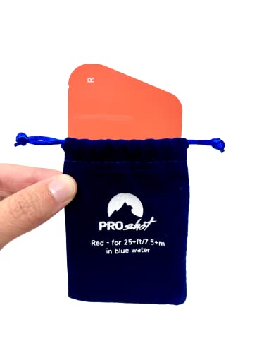 Red Filter 3 Pack for Underwater Photography - Compatible Only with The ProShot Dive & ProShot Touch 2.0 Case. Red, Magenta, and Pink Filter Included. Enhance Your Underwater Photos & Videos.