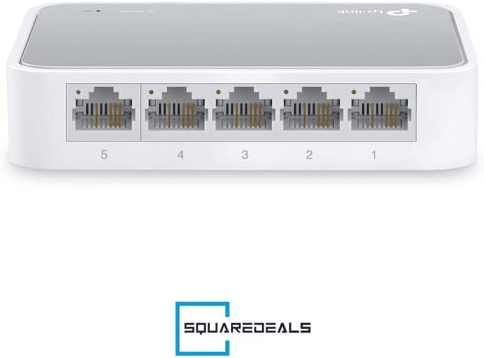 Learning Resources TL-SF1005D TP-Link 5-Port Fast Ethernet Unmanaged Switch | Plug and Play | Desktop | Plug and Play, Desktop 5 Port Non-PoE