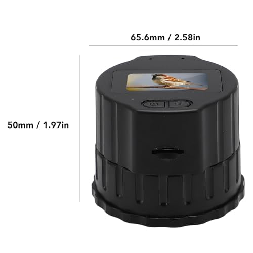 16MP Electronic Eyepiece Camera for 28mm to 48mm Telescopes, 1.5 inch Screen, Video Resolution, Link to with Viidure App