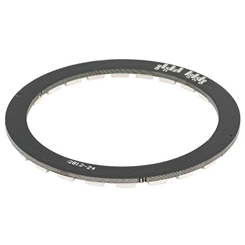Fafeicy 24-Bit WS2812 5050 RGB LED Ring Lamp Light, with Integrated Drivers 5Vdc, 7cm Inner Diameter, 8.5cm Outer Diameter (1)