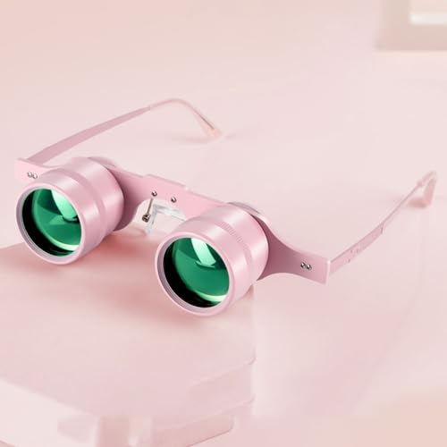 Binocular Glasses, Professional for Fishing, 10X Magnification Polarized Glasses, Portable for Bird Watching, Sports, Concerts, Theater, Opera, TV