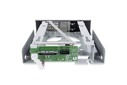 ICY DOCK 3.5 inch SAS/SATA HDD Hard Drive Mobile Rack Tool Free Enclosure for 5.25" Bay | TurboSwap MB171SP-1B