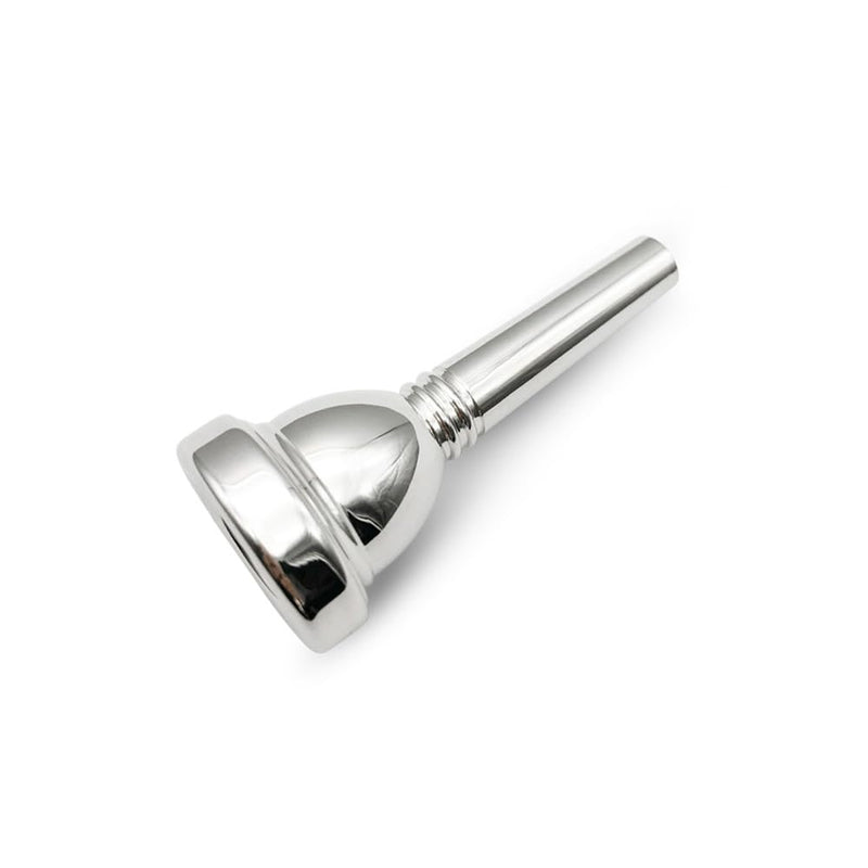 Professonal 6 1/2AL Tenor Trombone Mouthpiece Silver Plated, Euphonium Mouth Piece Replacement Brass Instruments Accessories