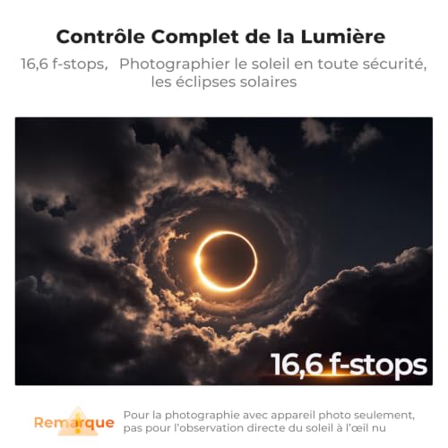 K&F CONCEPT 82mm ND100000(16.6 Stops) High Definition ND Lens Filter