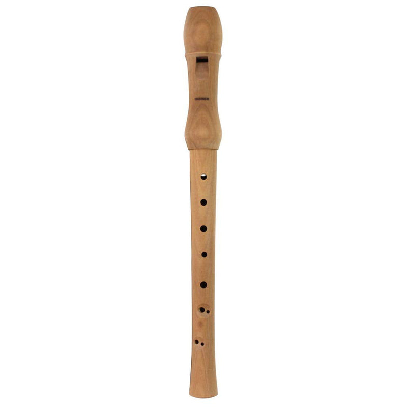 FLAUTA DULCE SOPRANO - Hohner (9560) (Madera Peral Natural) (Barroca) (2 Piezas) Natural Wood