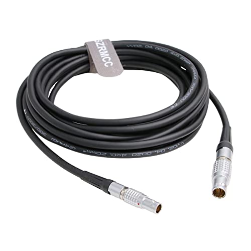 SZRMCC Extended Wired Control Cable for DJI Ronin Tethered Control Handle 6 Pin to 6 Pin Communication Expansion Port for DJI Ronin RS2 (5m, Straight 6 Pin-Straight 6 Pin) 5m