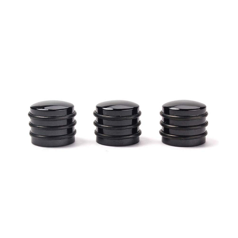 3pcs Potentiometer Control Knob Electrical Guitar Volume Tone O-ring Volume Control Knob Guitar Amplifiers Bass Control Knob Guitar Knobs Bass Knob for Bass Lip Gloss Dome Black