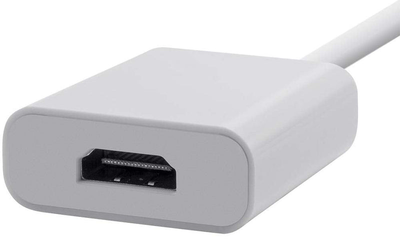 Monoprice USB-C to HDMI 2.0 Adapter - 4K@60Hz, Supports Up to 10Gbps Data Rate, USB 3.1 SuperSpeed, Compatible with MacOS, Windows, and Chrome OS, White - Select Series (Pack of 2) 1 Count (Pack of 2)