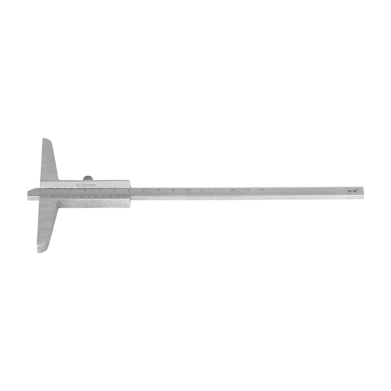 Depth Caliper 0.02 mm High Precision Micrometer Measuring Tool Stainless Steel Chrome Vernier Caliper (0-150 mm) 0-150mm