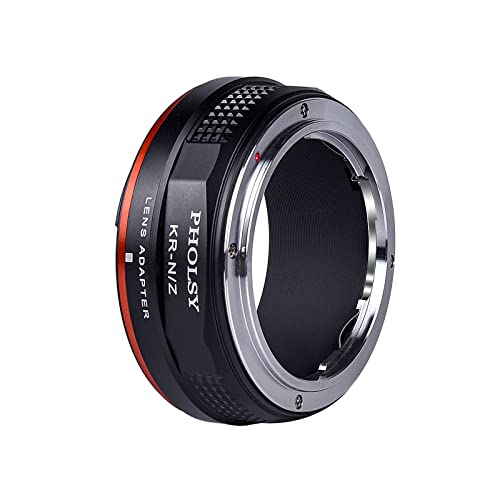 PHOLSY Lens Mount Adapter Compatible with Konica AR Lens and Nikon Z Camera Konica AR to Nikon Z