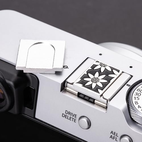Camera Soft Release Button, Shutter Button for Fujifilm X100VI X100V X-E4 X-E3 X-T5 X-T4 X-T3 X-T30 II X-T20 X-PRO3 (Black Daisy Set) black daisy set