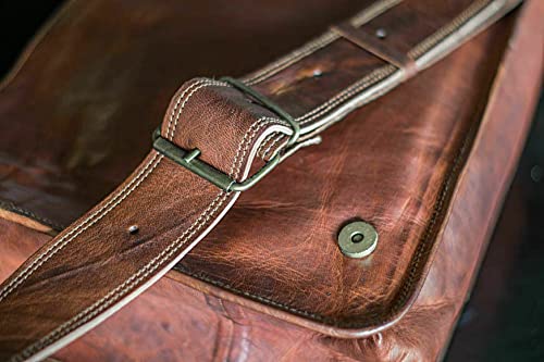11 inch Small Crossbody Shoulder Genuine Leather iPad/Tablet Vintage Messenger Bag For 10.5 inch iPad Pro for Women & Men Simple