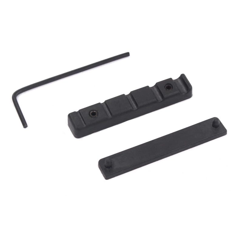 Abaodam 5 String Bridge Nut Gitar Rca Bass Knob Parts Saddle Slotted Nut T Nut Acoustic Cup Holder Expander Guitar Bass Nut Neck Ballad Medium Black