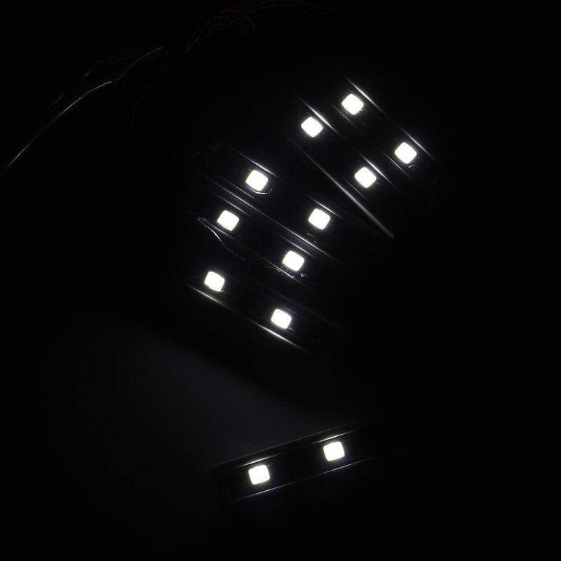 Ymiko 1 x 6 LED Downlights USB Powered Brick White, Powered by USB, LED Bricks, Lamp Off, LED Lighting, Compatible with Bricks
