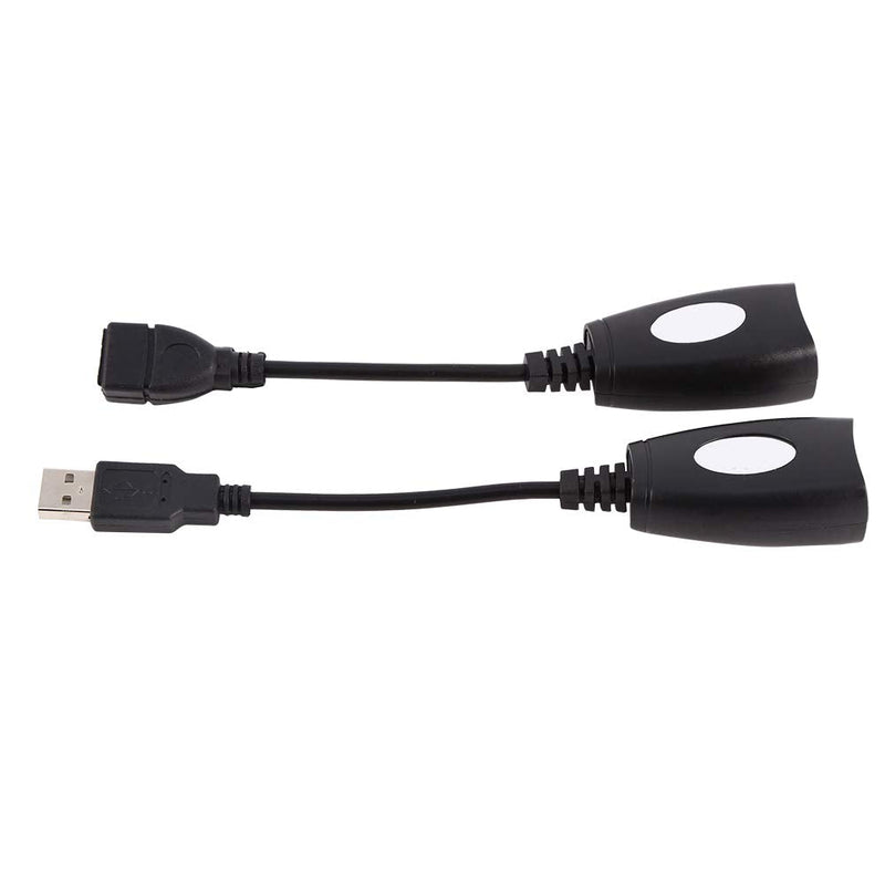 Richer-R USB to RJ45 Adapter,USB 2.0 to RJ45 Ethernet Extension Extender Network Adapter Cable Wired LAN Ideal for Use with USB Cameras, Printers, Web Cameras, Keyboard, Mouse Extensions