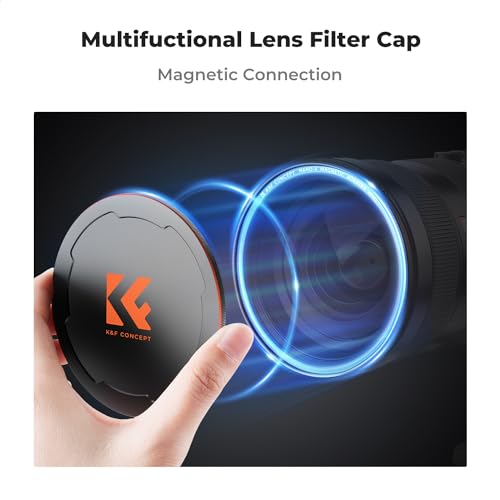 K&F CONCEPT 72mm Thread & Magnetic 2-in-1 Lens Filter Cap