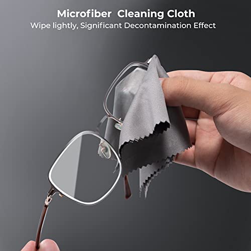 K&F Concept 10 Pack Lens Cleaning Cloth，Lens Cleaning Pen with Soft Brush, Double-Sided Carbon Head for Camera Lens, Optical Lens, Glasses