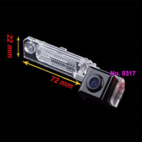 Car License Light Plate Rear View Backup Camera Park Assist Replacement for VW Caddy Passat B6 Kombi/Variant Jetta Golf 4 IV Hatchback Skoda Superb/Polo/Touareg