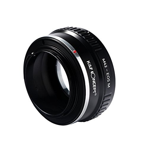 K&F Concept Lens Mount Adapter for M42 42MM Screw Mount Lens and M Mount Camera